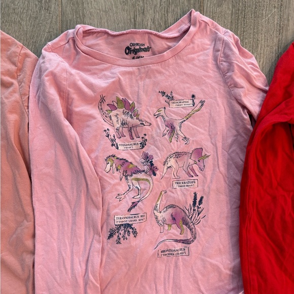 Set of 4 girls long sleeve shirts, size 6. Excellent condition. - Picture 4 of 5